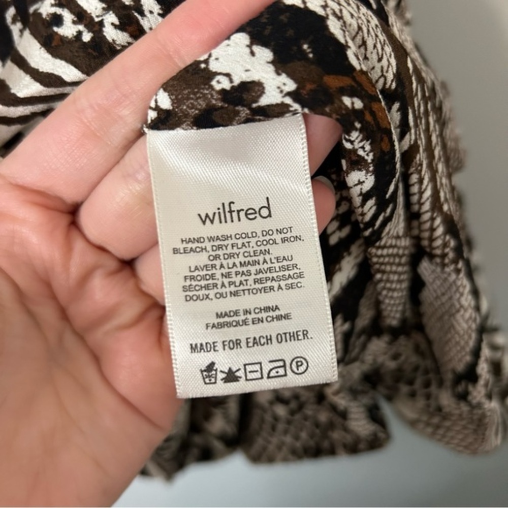 Aritzia Wilfred Veda‎ Animal Print Mini Dress - Picture 7 of 9
